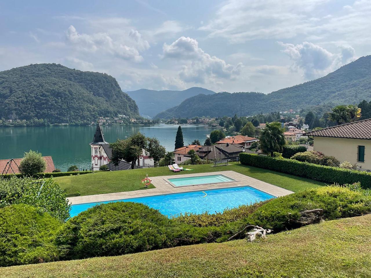 Villa Mario - Casa Vacanze Ponte Tresa Exterior foto
